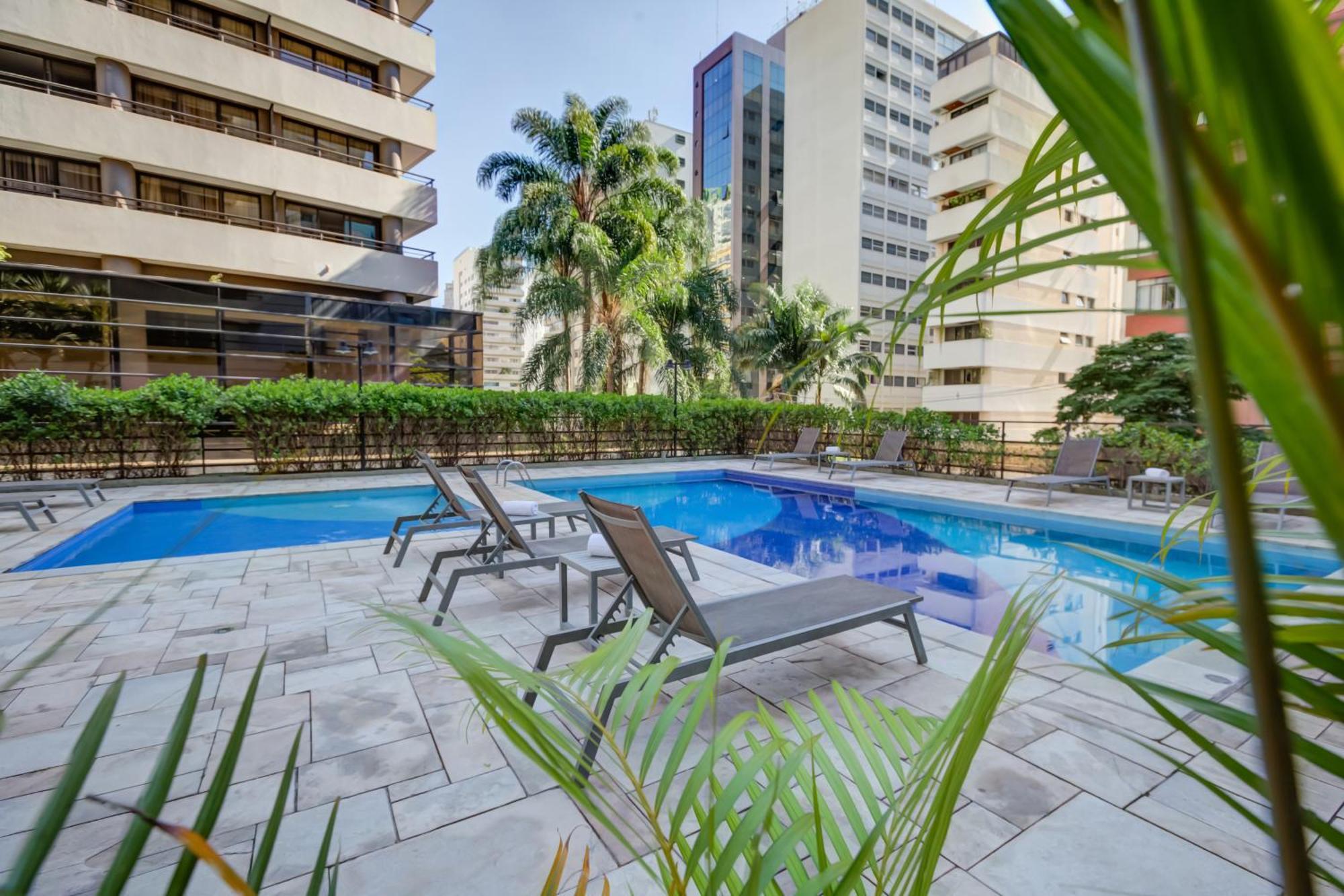 Radisson Sao Paulo Paulista Hotell Eksteriør bilde Hotel's pool
